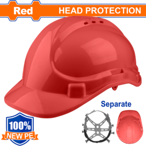 Wadfow Safety Helmet Red WSH1304