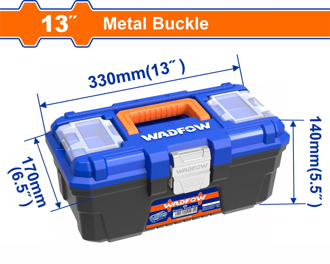 Wadfow 13" Plastic Tool Box WTB3313