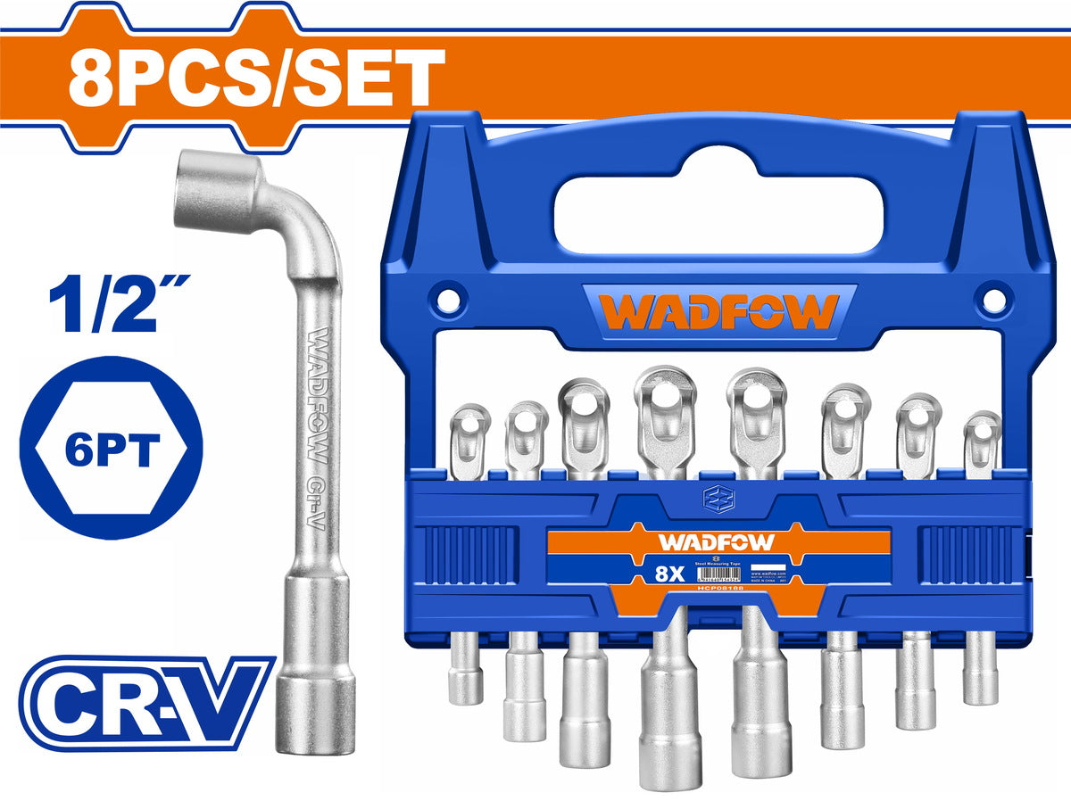 Wadfow L-angled socket wrench set WTH4208
