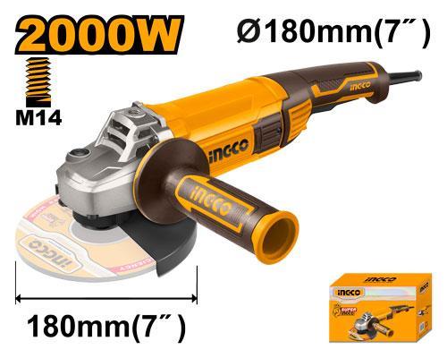 Ingco Angle grinder 2000w AG200018