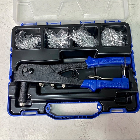 Wadfow 101 Pcs Hand Riveter & Rivets Kit WHR1909