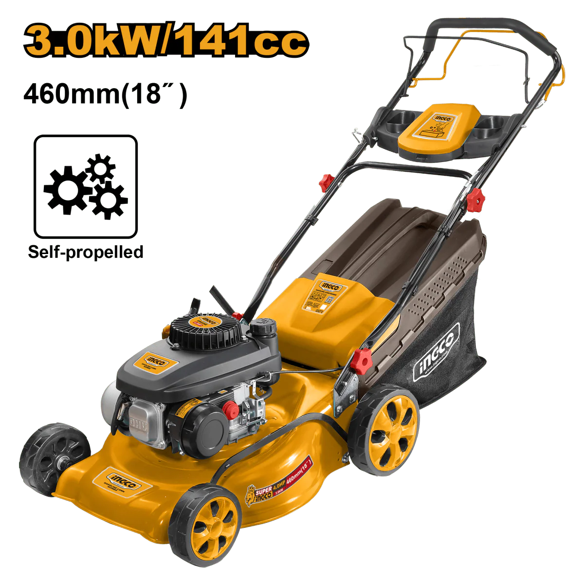 Ingco Gasoline lawn mower 3000W GLM141182