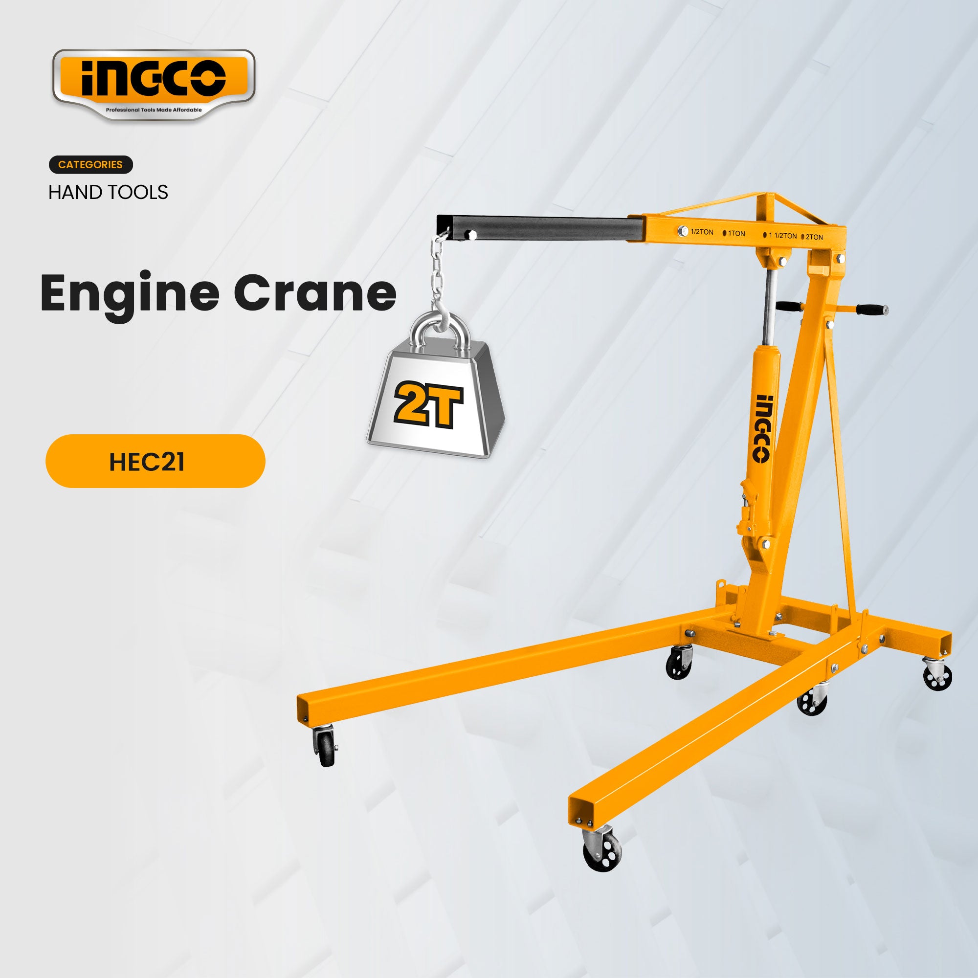 Ingco Engine crane 2ton HEC21