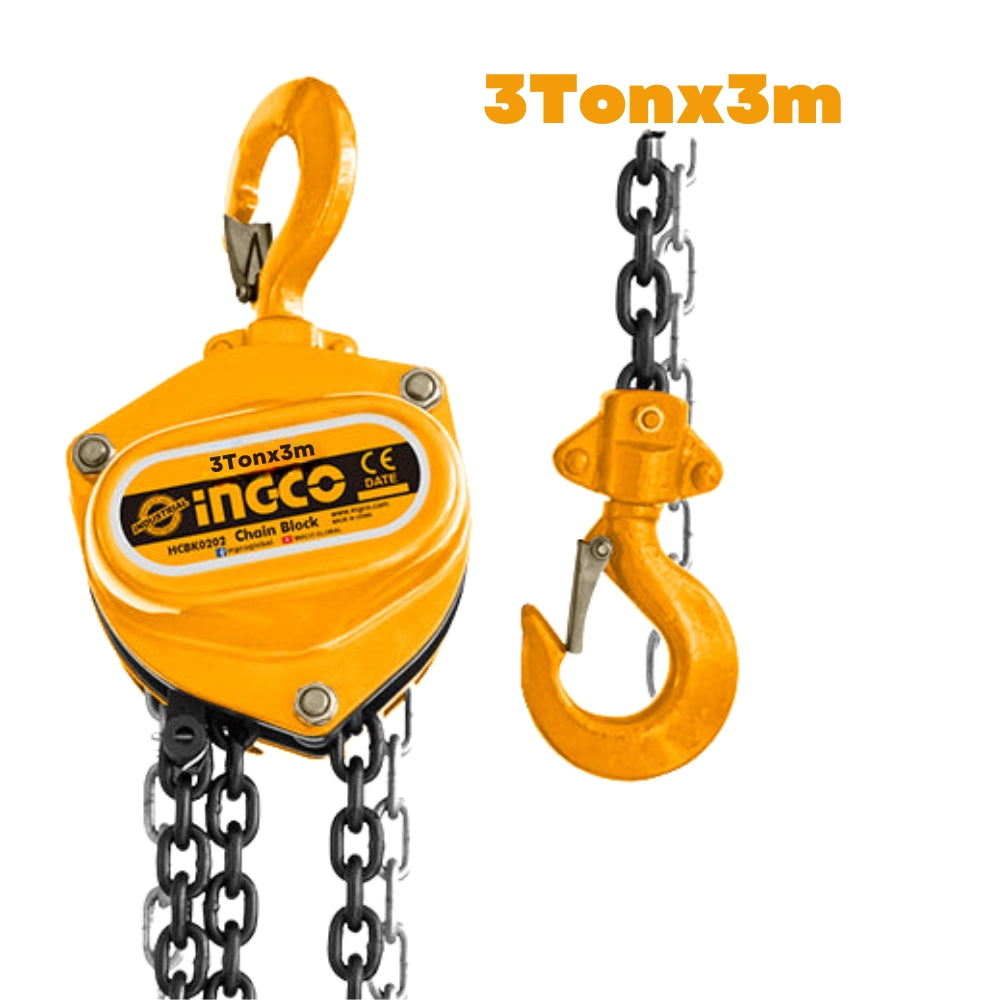 Ingco Chain block 3 ton HCBK0203