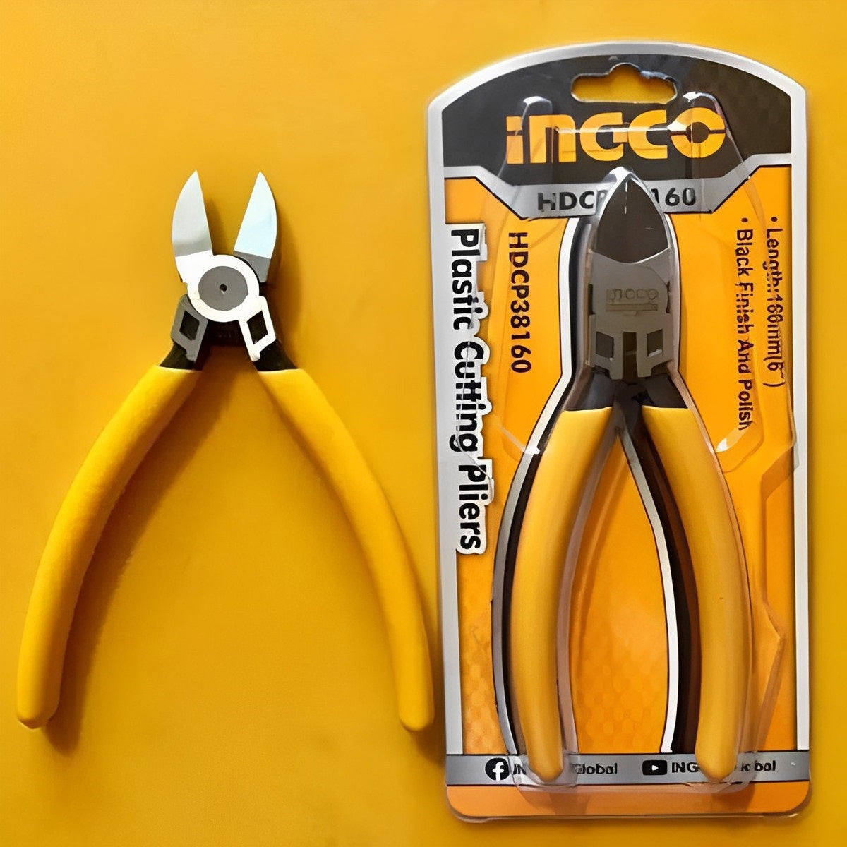 Ingco Plastic cutting pliers 140mm HDCP38140