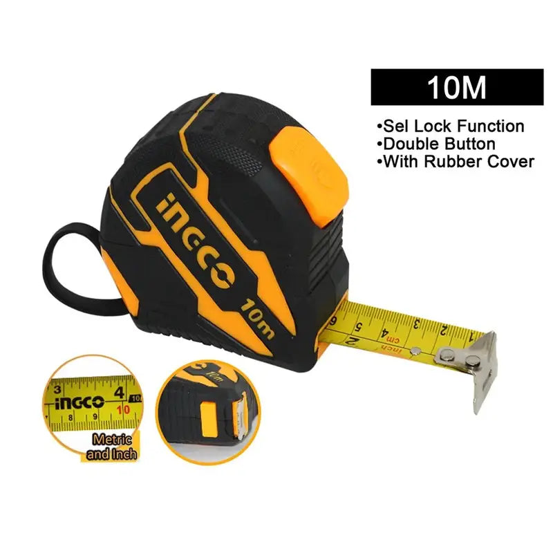 Ingco Steel measuring tape 10*25mm HSMT081025
