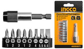 Ingco 9 Pcs screwdriver bits set AKSD0071