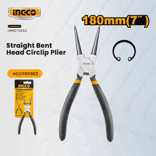 Ingco Circlip pliers 180mm straight head internal HCCP011802