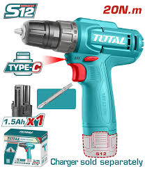 Total Cordless drill TDLI12456