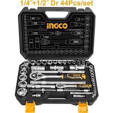 Ingco 44 Pcs 1/4"&1/2" socket set HKTS42441