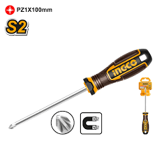 Ingco Pozidriv screwdriver PZ1/100MM HSDPZ1100