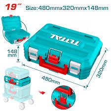 Total 19" Stackable Tool Box TPBXS102