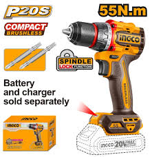 Ingco Compact Brushless Cordless Drill 20V CDLI205581
