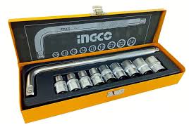 Ingco 10 Pcs 1/2" socket set HKTS12101