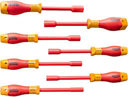 Ingco 7 Pcs insulated nut screwdriver set HKISD0701