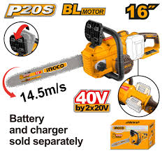 Ingco Cordless chain saw 20V CGSLI40168