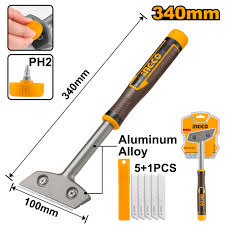 Ingco Metal scraper 6pcs HGS3088