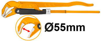 Ingco 45° Heavy duty swedish pipe wrench 1-1/2" HPW04153