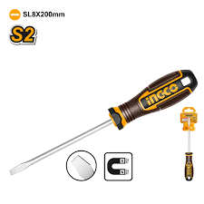 Ingco Slotted screwdriver SL8/200M HSDSL8200
