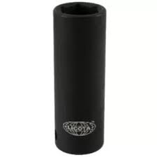 LICOTA MADE IN TAIWAN 1/2" DR. DEEP IMPACT SOCKET 15MM CR-MO BLACK