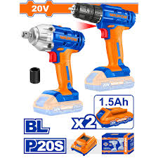 Wadfow Lithium-ion cordless 2 pcs combo kit WCK2017