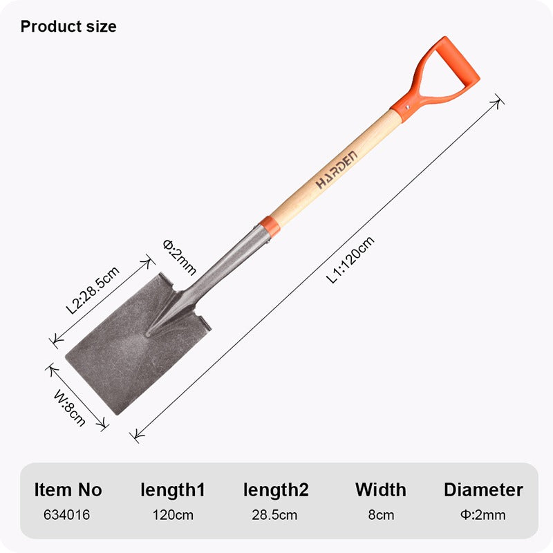Harden Spade With Y Type Handle 634016