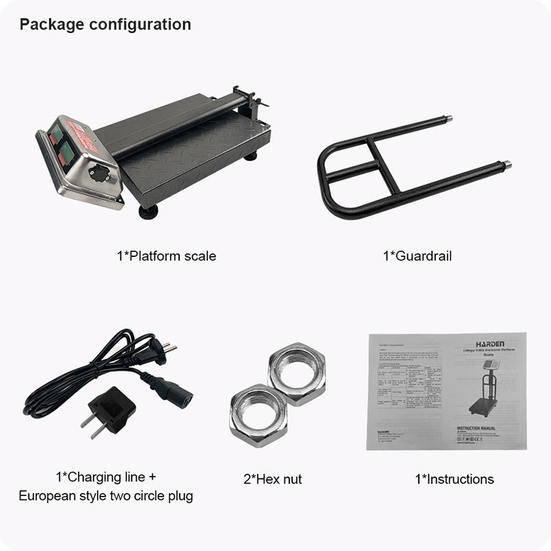 Harden 150KG Electronic Platform Scale 582015