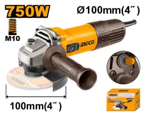 Ingco Angle grinder 750w AG750282