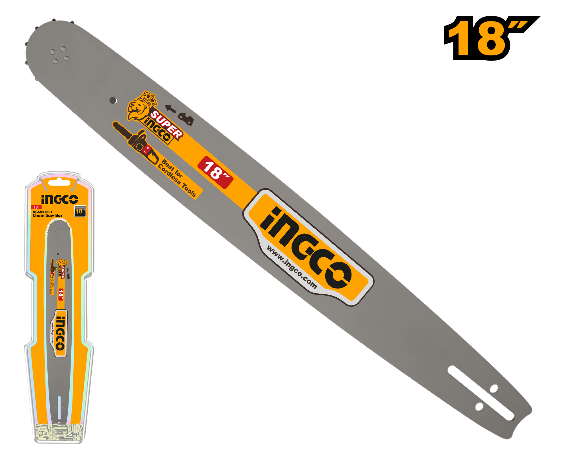 Ingco Chain saw bar AGSB51801