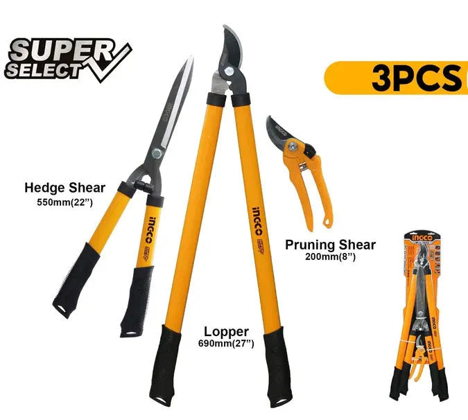 Ingco 3 Pcs garden shears set HLT78033