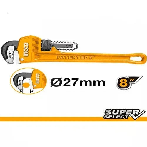Ingco Pipe wrench 27mm drop forged HPW0828