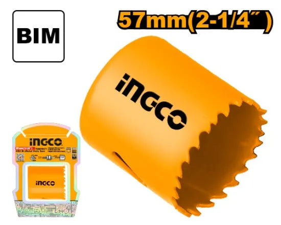 Ingco HSS bi-metal hole saw 57mm HSB10571