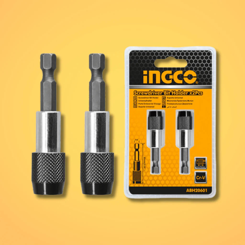 Ingco Screwdriver bit holder with release ABH20601