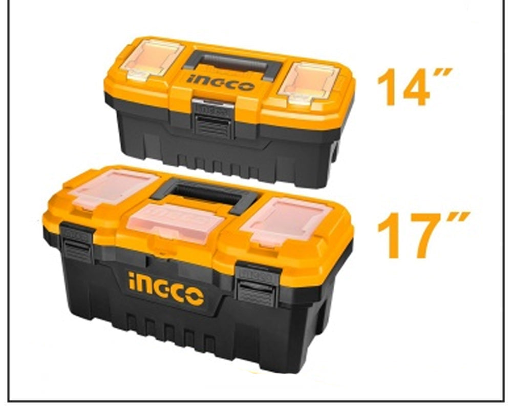 Ingco 2 Pcs plastic tool boxes set PBXK0201