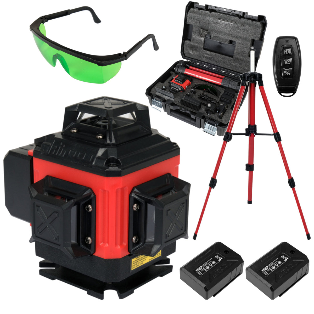 4D GREEN LASER, TRIPOD AND ACCESSORIES YT-30415