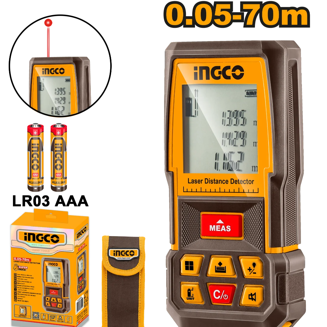 Ingco Laser distance detector 70m HLDD0708