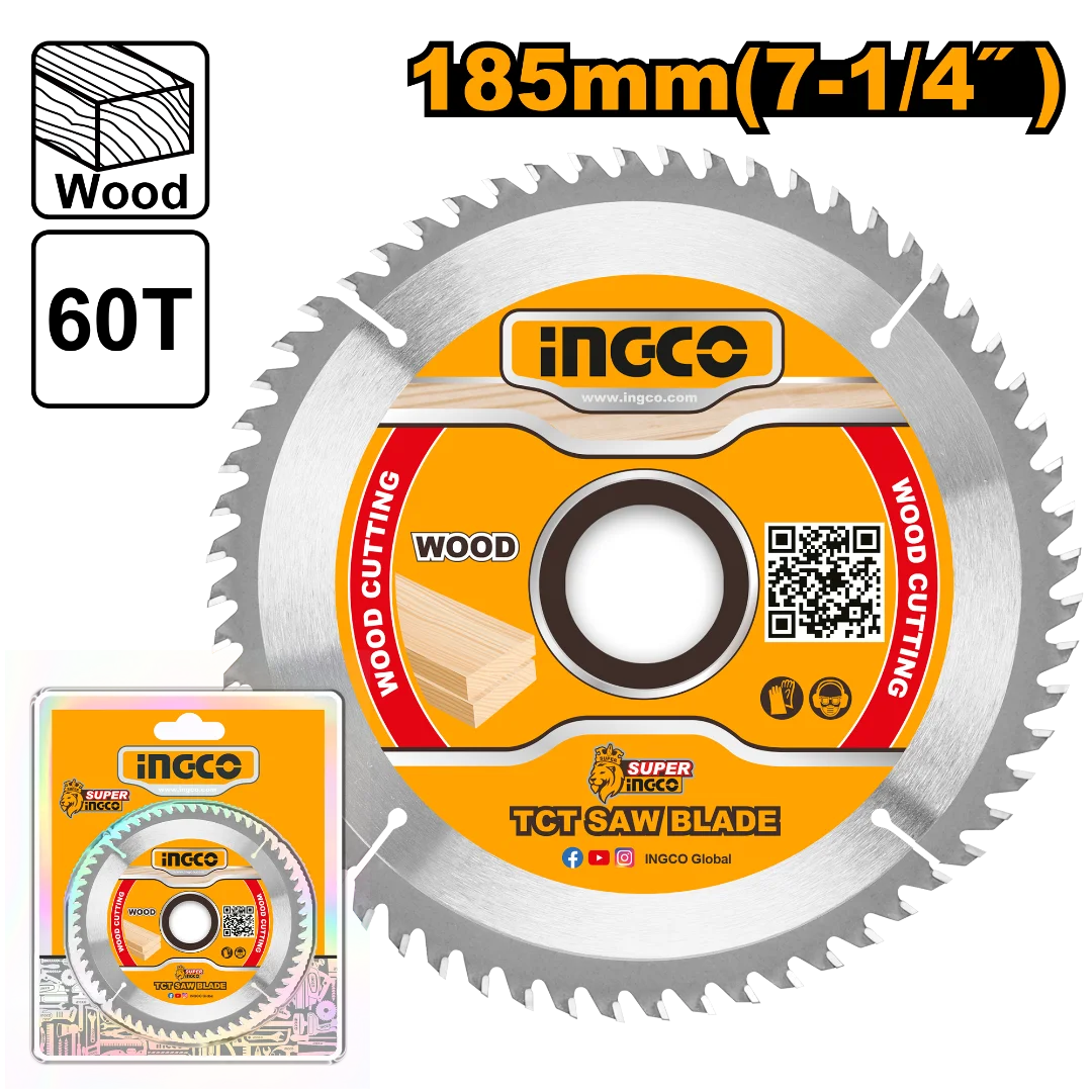 Ingco TCT saw blade 185mm TSB118513