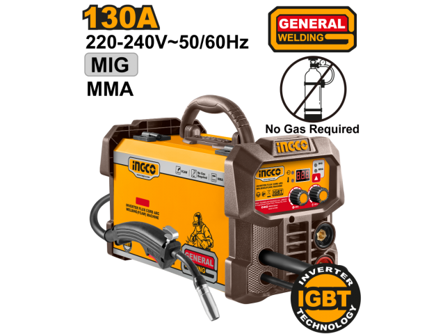 Ingco Inverter flux cord arc welding(FCAW) machine 80.5v ING-FC13018