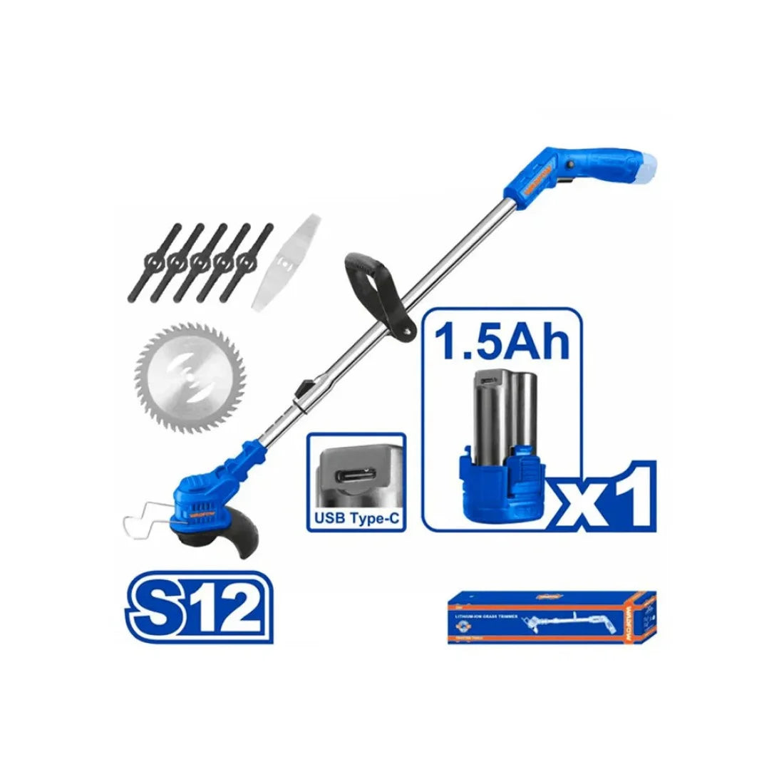 WADFOW Lithium-ion grass trimmer WGTS512