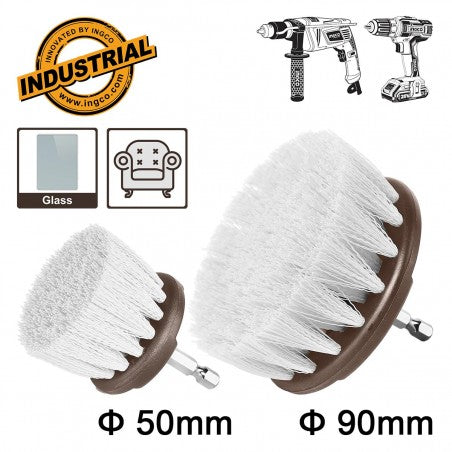 Ingco 2 Pcs Soft bristle brush set WCBS3235