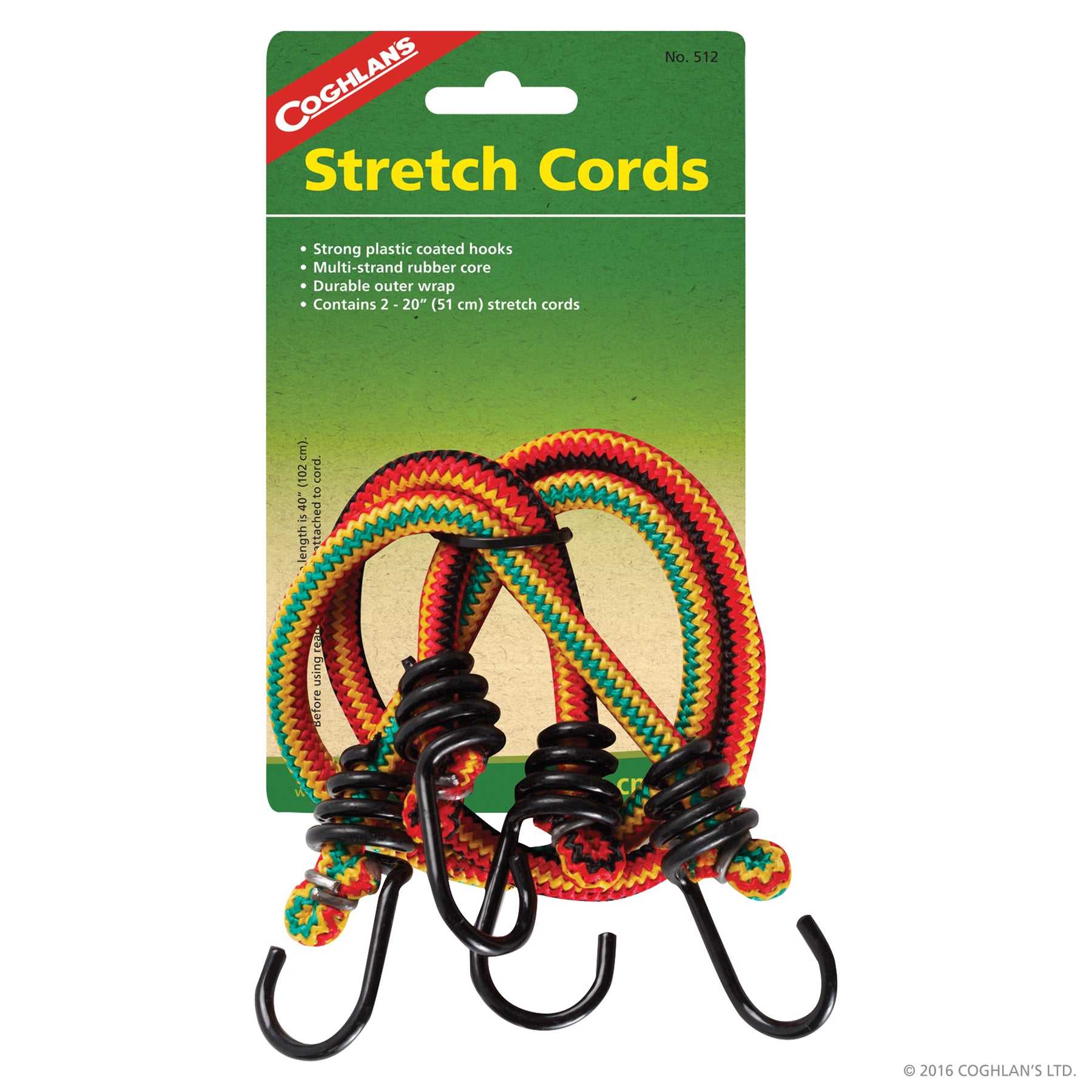 20‰ Stretch Cord Length: 20‰ (51 cm)