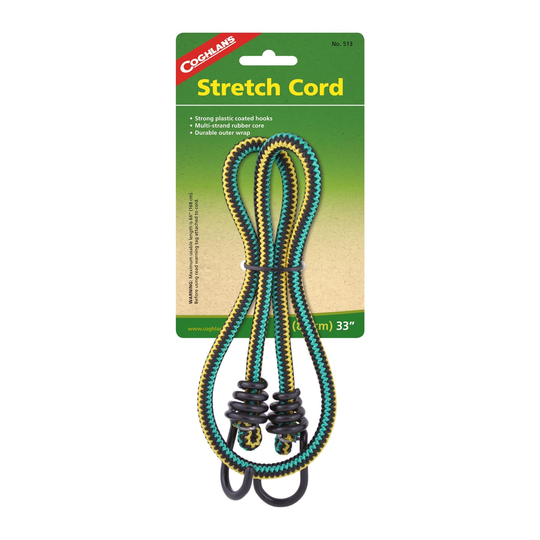 33‰ Stretch Cord Length: 33‰ (83 cm)