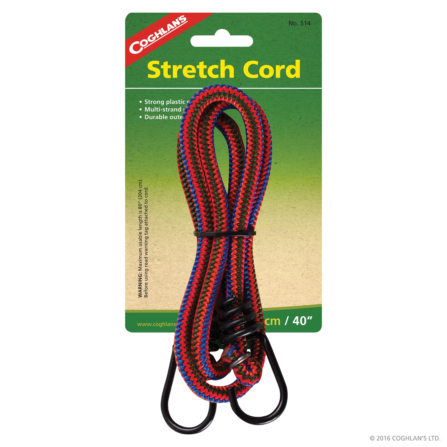 40‰ Stretch Cord Length: 40‰ (102 cm)