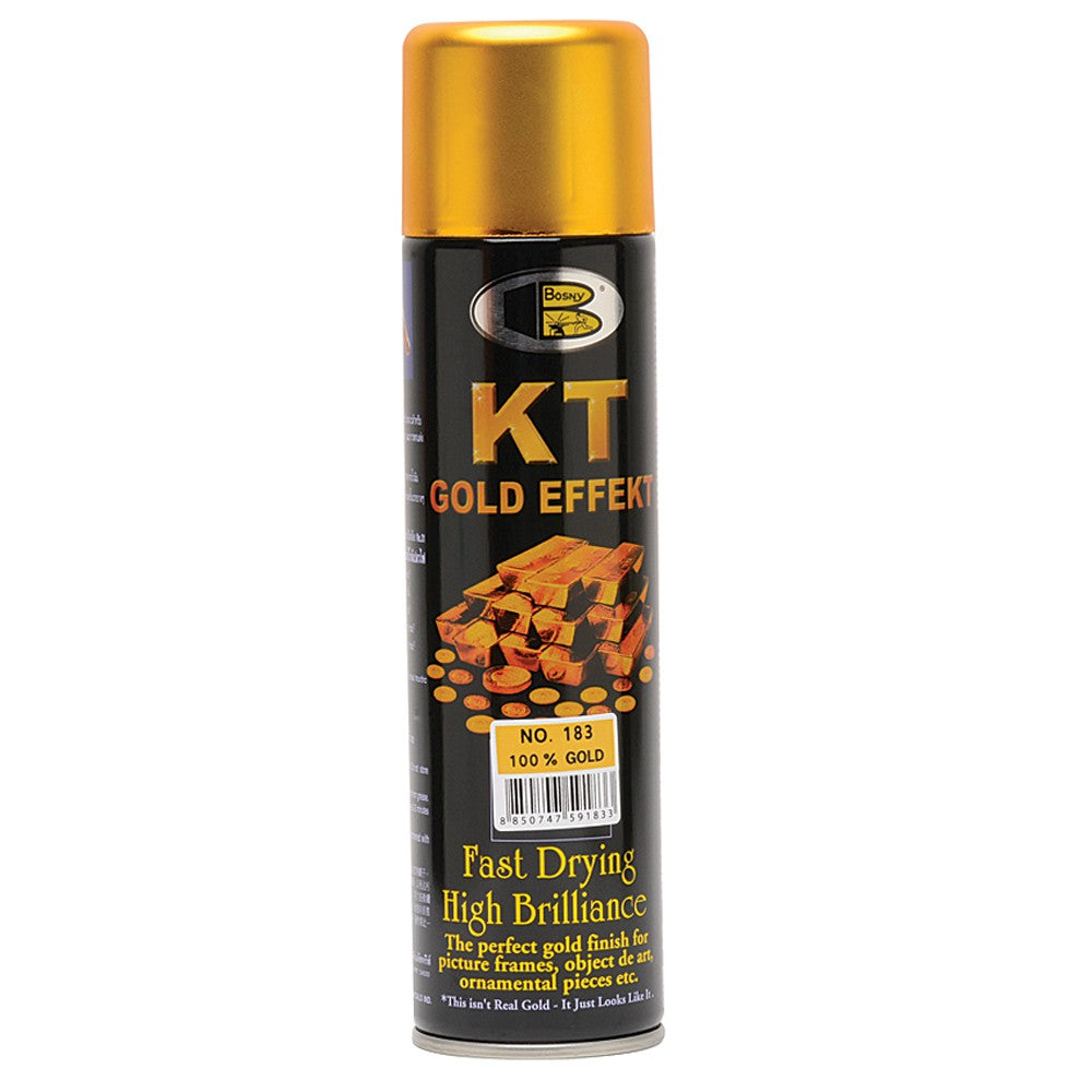BOSNY KT 100% GOLD EFFECT SPRAY 183 -200CC