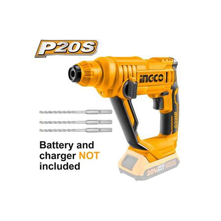 Ingco Lithium-Ion rotary hammer 20v CRHLI1601