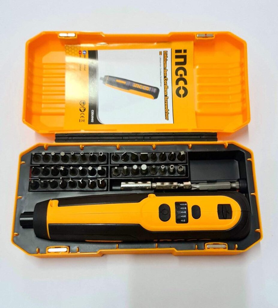 Ingco Lithium-Ion cordless screwdriver 4v CSDLI0403