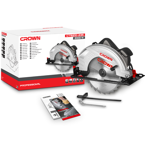 Crown Circular Saw 9" 235mm 2000W