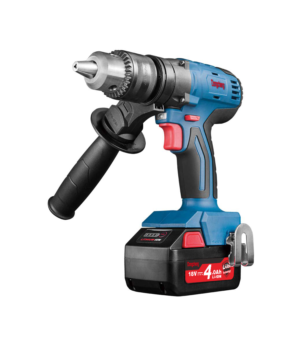 DONGCHENG CORDLESS DRIVER HAMMER DRILL, 5/8", 18V DCJZ16