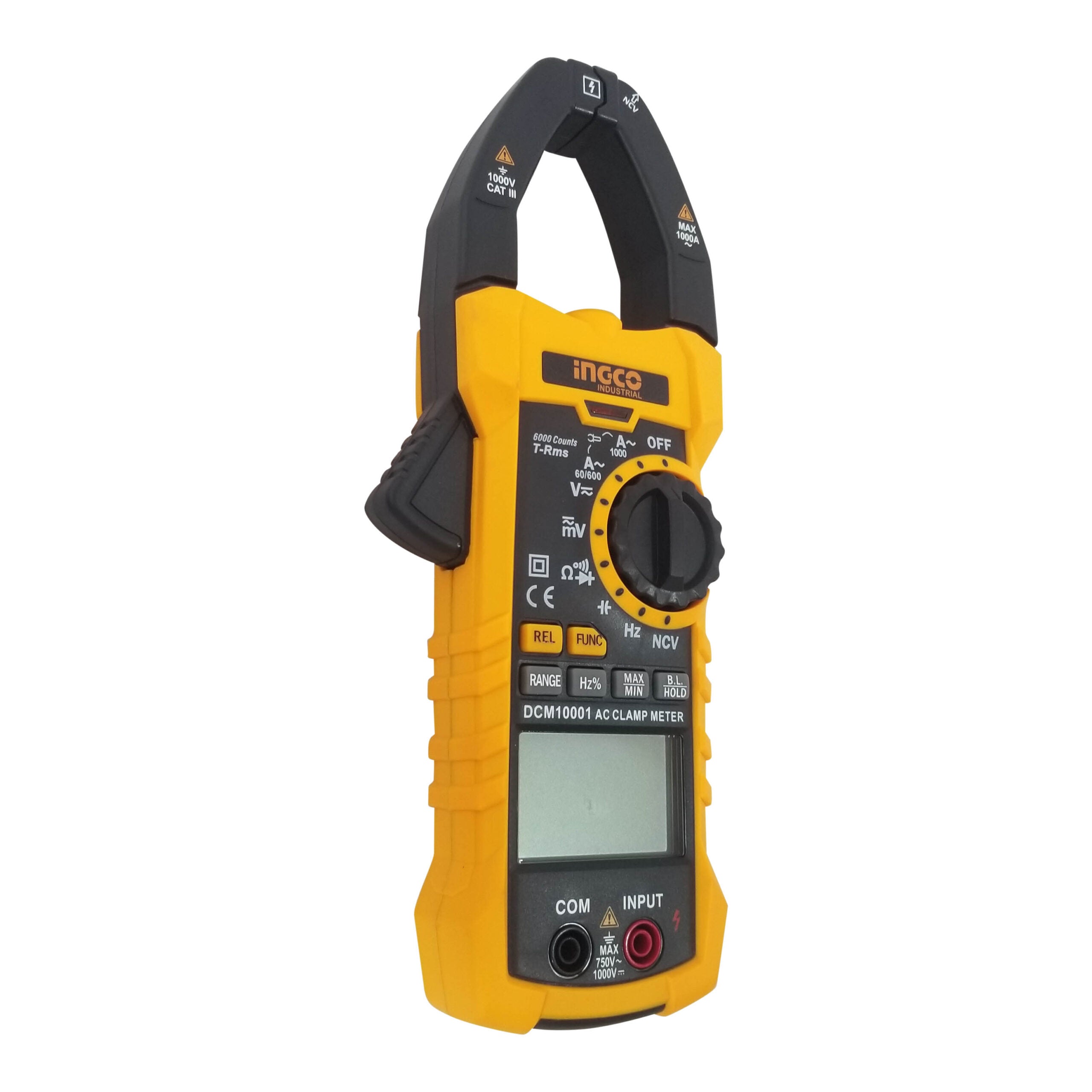 Ingco 1000Amp AC Digital Clamp Meter 6000 counts DCM10001