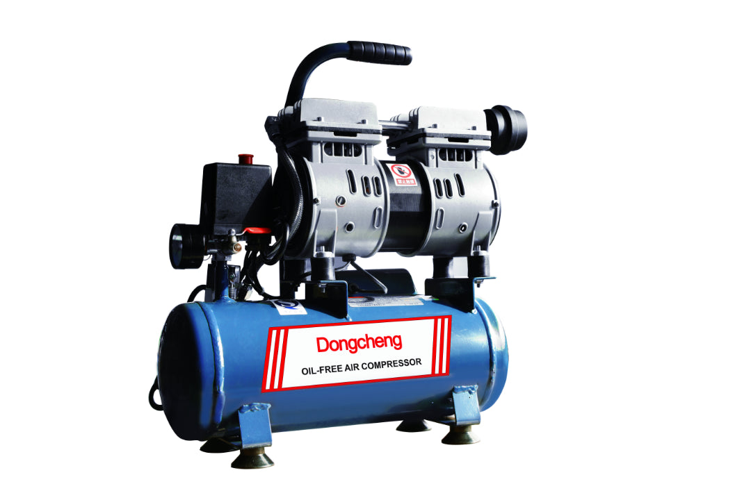 DONGCHENG OIL-FREE MUTE AIR COMPRESSOR, 8L, 550W-DQE1608